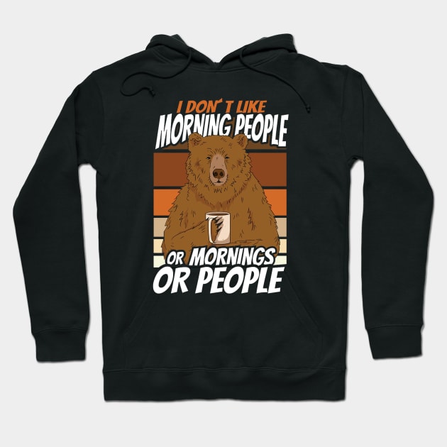 That's What I Do I Drink Coffee I Hate People And I Know Things Hoodie by lunacreat